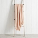 Fluffy Knit 130cm x 180cm Throw Pink