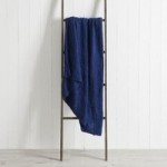 Geo Knit 130cm x 180cm Throw Navy