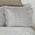 Dorma Maiya Grey Continental Square Pillowcase Grey