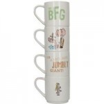 Roald Dahl BFG Set of 4 Stacking Mugs NA