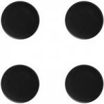 Maxwell & Williams Caviar Set Of 4 21cm High Rim Black Plates Black