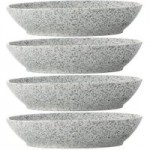 Maxwell & Williams Caviar Speckle Set Of 4 Oval Bowls Grey