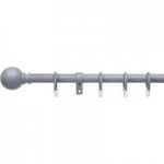 Ashton Extendable Grey Curtain Pole Dia. 16/19mm Grey