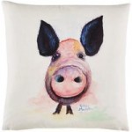Shirley MacArthur Pig Cushion Pink