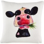 Shirley MacArthur Cow Cushion Multicoloured