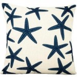 Outdoor Blue Star Fish Cushion Blue