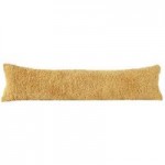 Teddy Bear Ochre Draught Excluder Yellow