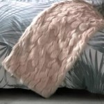 Emma Willis Sheared Faux Fur Blush Runner Pink