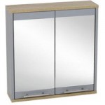 Amalfi Grey Mirror Cabinet Grey