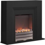 Warmlite Canterbury Fireplace Suite Black