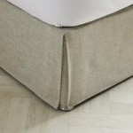 Vermont Oatmeal Pleated Valance Natural
