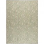 Indoor and Outdoor Triangle Rug Green