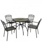 Exclusive Garden Montilla 4 Seat Dining Set Natural