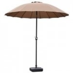 Blossom 2.5m Oriental Parasol Taupe (Brown)