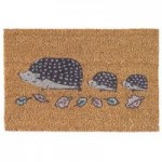 Hedgehogs Doormat Multicoloured