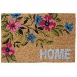 Floral Home Doormat Multicoloured