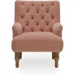 Arianna Velvet Chair – Blush Pink Blush