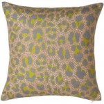 Colour Pop Leopard Cushion Ochre