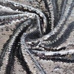 Silver Sequin Tulle Fabric Silver