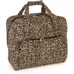 Leopard Print PVC Sewing Machine Bag Leopard (Brown)