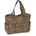 Leopard Print PVC Craft Bag Leopard (Brown)