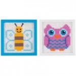 My First Cross Stitch Kit Owl & Bee MultiColoured