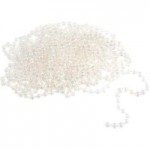 10 Metre Pearl Bead Chain Clear