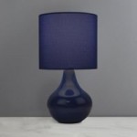 Mason Ceramic Navy Table Lamp Navy