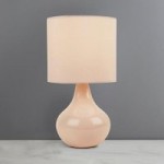 Mason Ceramic Blush Pink Table Lamp Pink