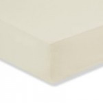 Cotton Blend Cream 25cm Fitted Sheet Cream