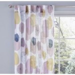 Dandelion Blush Hidden Tab Top Single Curtain Panel Blush