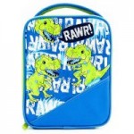 Smash Insulated Dino Lunch Bag Blue