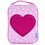 Smash Hearts Insulated Lunch Bag Pink