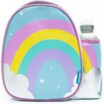 Smash Rainbow Insulated Lunch Bag and Water Bottle Multi coloured
