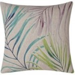 Pastel Tropics Palm Cushion Multicoloured