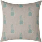 Pastel Tropics Pineapple Cushion Blue