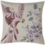 Pastel Tropics Parrot Cushion Pink
