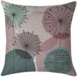 Pastel Dandelion Cushion Multicoloured