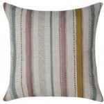 Pastel Stripe Cushion Multicoloured