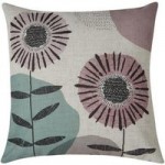 Pastel Floral Cushion Multicoloured