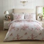 Twiggy Annabelle Rose Duvet Cover and Pillowcase Set Pink