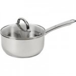 Essentials 20cm Stainless Steel Saucepan Silver