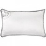 By Caprice Mandala White Sequin Pillowcase Pair White