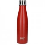 Built 480ml Double Walled Insulated Red Water Bottle Red