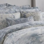 Dorma Estelle 100% Cotton Sateen Oxford Pillowcase Blue