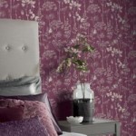 Meadow Floral Plum Wallpaper Plum Purple