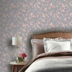 Oriental Blossom Coral Wallpaper Coral (Pink)