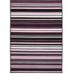 Canterbury Black and Purple Rug Black