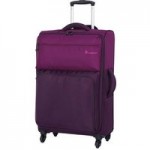 IT Luggage The Lite Purple 26 Inch Suitcase Purple
