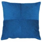 Paoletti Infinity Petrol Blue Textured Cushion Petrol (Blue)